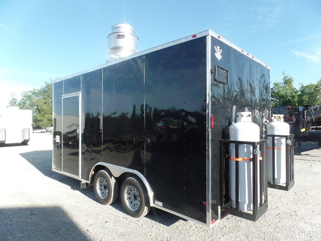 80-8.5-x-16-black-event-concession-food-trailer-with-appliances-8.jpg 8.5' x 16' Black Event Concession Food Trailer With Appliances