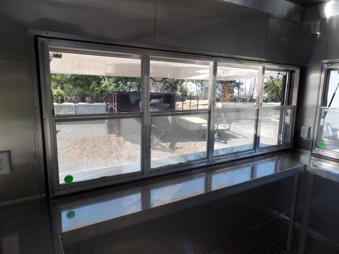 8.5' x 26' Concession Food Trailer Red Event Catering