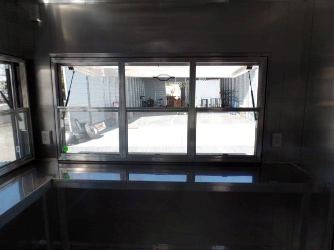 8.5' x 26' Concession Food Trailer Red Event Catering