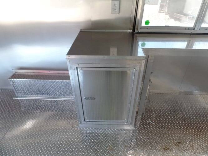 8.5' x 26' Concession Food Trailer Red Event Catering