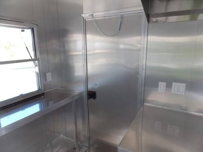 8.5' x 26' Concession Food Trailer Red Event Catering