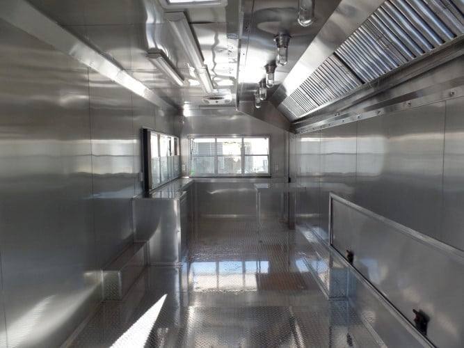 8.5' x 26' Concession Food Trailer Red Event Catering