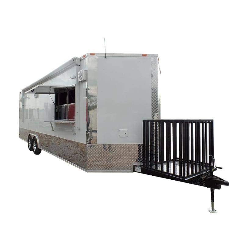 801-8.5-x-26-concession-food-trailer-white-event-catering-1.jpg 8.5' x 26' Concession Food Trailer White Event Catering