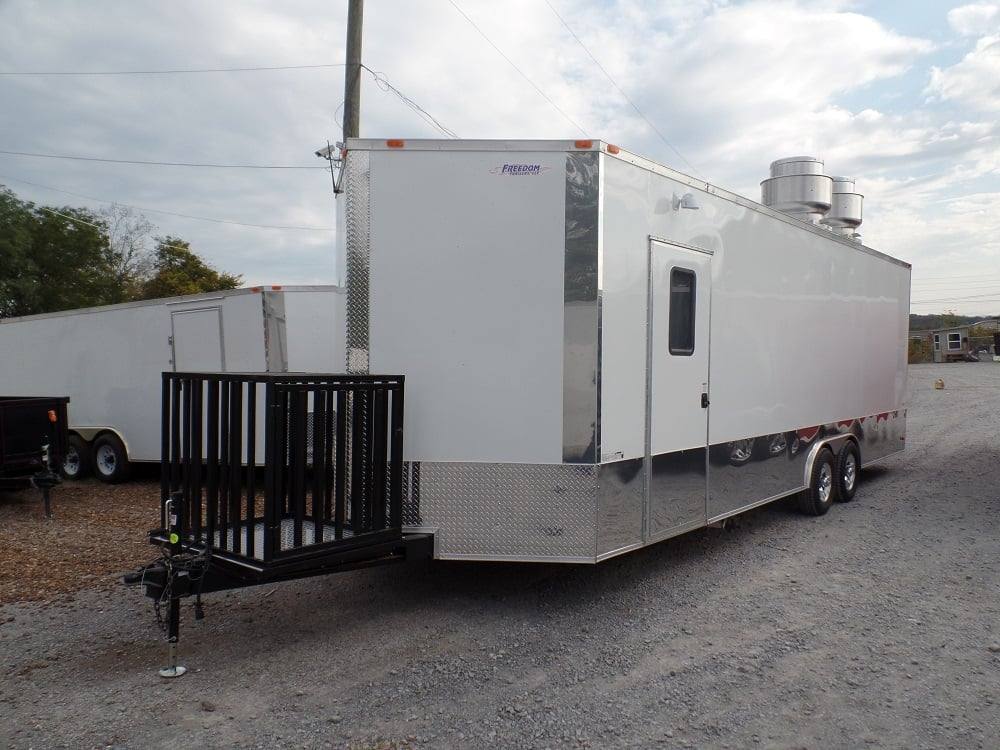 801-8.5-x-26-concession-food-trailer-white-event-catering-12.jpg 8.5' x 26' Concession Food Trailer White Event Catering