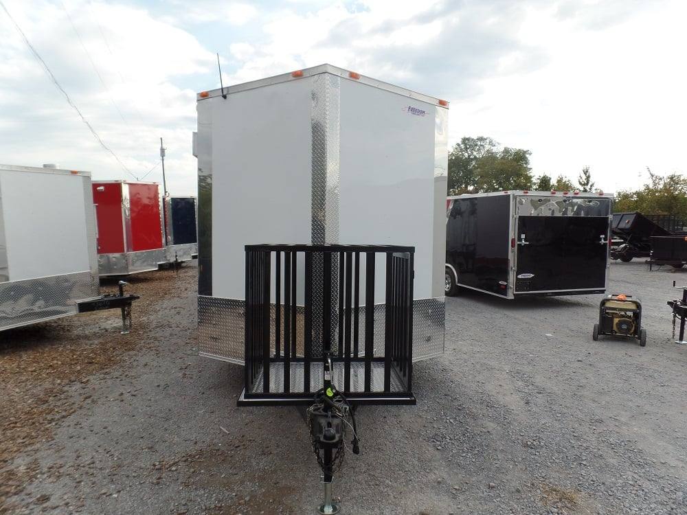 801-8.5-x-26-concession-food-trailer-white-event-catering-3.jpg 8.5' x 26' Concession Food Trailer White Event Catering
