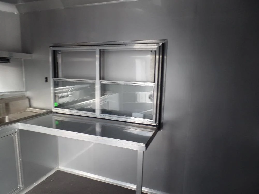 801-8.5-x-26-concession-food-trailer-white-event-catering-7.webp 8.5' x 26' Concession Food Trailer White Event Catering