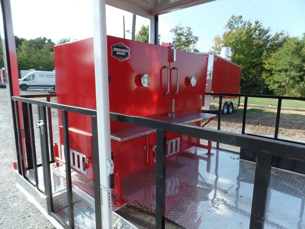 802-8.5-x-26-concession-red-bbq-food-trailer-event-catering-10.jpg 8.5' x 26' Concession Red BBQ Food Trailer Event Catering