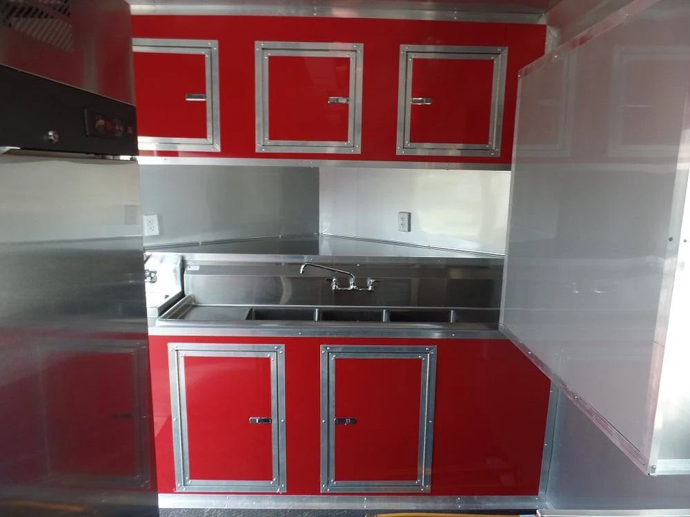 802-8.5-x-26-concession-red-bbq-food-trailer-event-catering-13.webp 8.5' x 26' Concession Red BBQ Food Trailer Event Catering