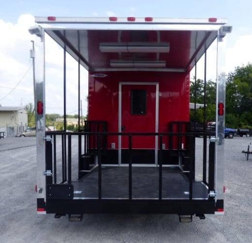 803-8.5-x-26-concession-red-bbq-food-trailer-with-appliances-19.jpg 8.5' x 26' Concession Red BBQ Food Trailer With Appliances