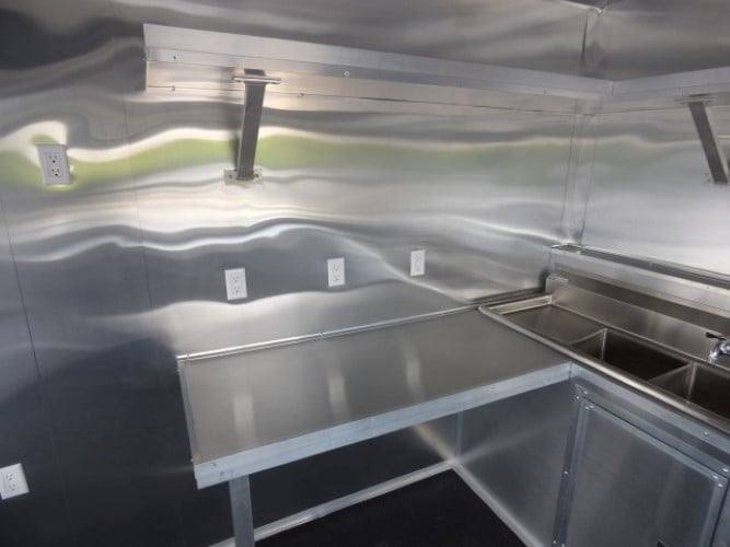 803-8.5-x-26-concession-red-bbq-food-trailer-with-appliances-33.jpg 8.5' x 26' Concession Red BBQ Food Trailer With Appliances