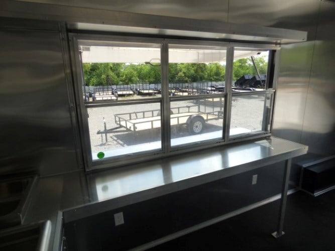 803-8.5-x-26-concession-red-bbq-food-trailer-with-appliances-34.jpg 8.5' x 26' Concession Red BBQ Food Trailer With Appliances