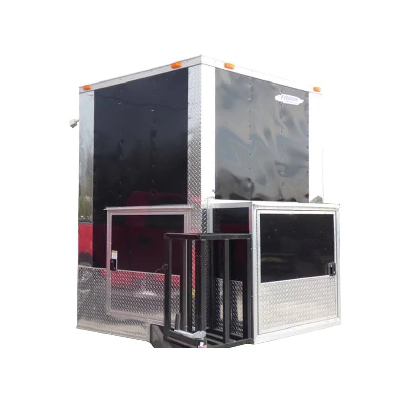 805-8.5-x-26-concession-trailer-black-bbq-food-event-catering-1.webp 8.5' x 26' Concession Trailer Black BBQ Food Event Catering