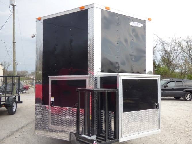 805-8.5-x-26-concession-trailer-black-bbq-food-event-catering-11.jpg 8.5' x 26' Concession Trailer Black BBQ Food Event Catering