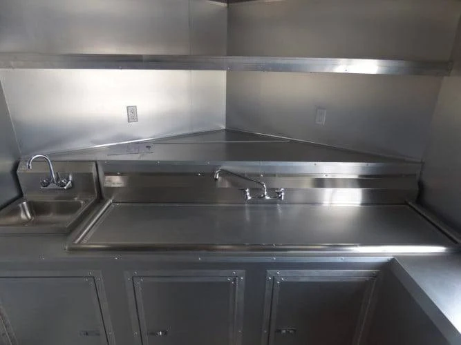 805-8.5-x-26-concession-trailer-black-bbq-food-event-catering-2.webp 8.5' x 26' Concession Trailer Black BBQ Food Event Catering