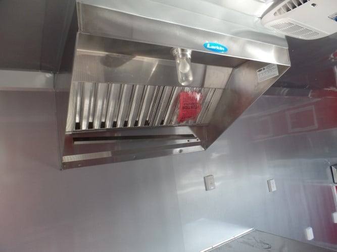 8.5' x 26' Concession Trailer Red BBQ Food Event Vending