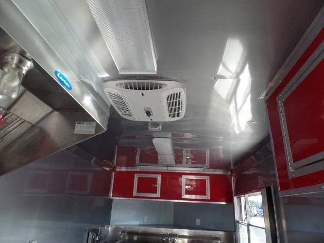 8.5' x 26' Concession Trailer Red BBQ Food Event Vending