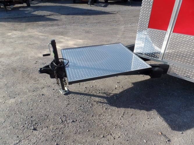 8.5' x 26' Concession Trailer Red BBQ Food Event Vending