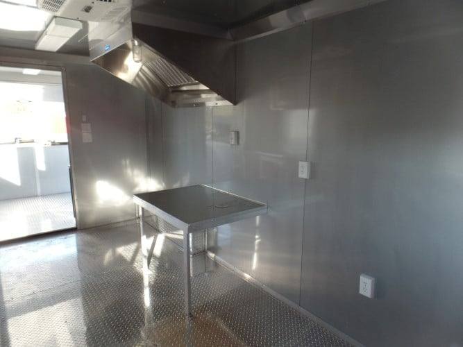 8.5' x 26' Concession Trailer Red BBQ Food Event Vending