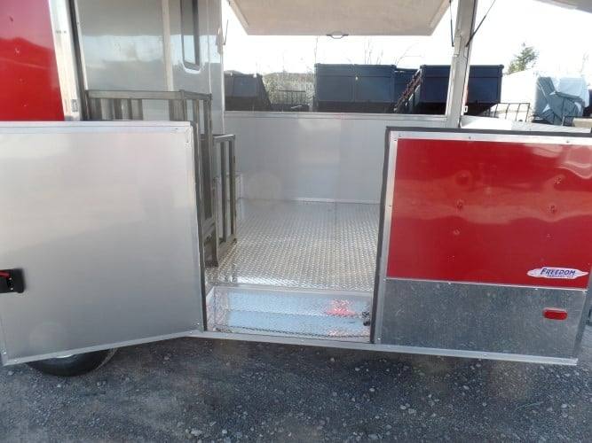 8.5' x 26' Concession Trailer Red BBQ Food Event Vending