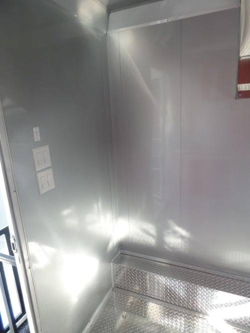 8.5' x 26' Concession Trailer Red BBQ Food Event Vending
