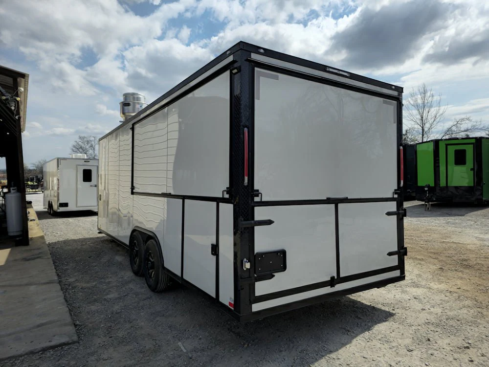 807-8.5-x-26-concession-trailer-white-w-blackout-kettle-corn-event-catering-10.webp 8.5' X 26' Concession Trailer White W/ Blackout Kettle Corn Event Catering