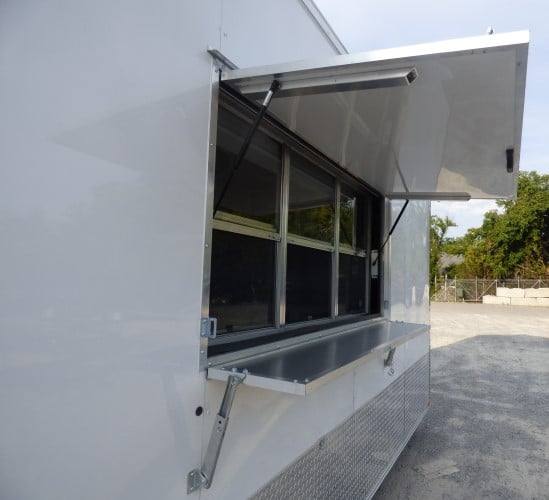 808-8.5-x-26-concession-white-bbq-food-trailer-with-appliances-28.jpg 8.5' x 26' Concession White BBQ Food Trailer With Appliances