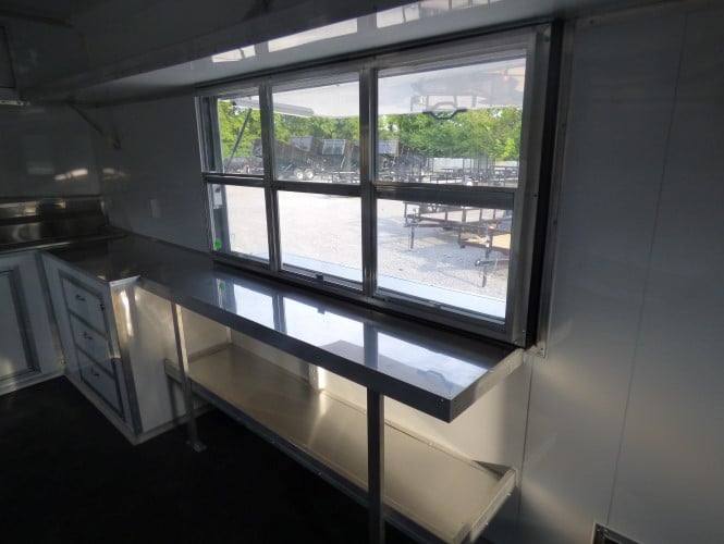808-8.5-x-26-concession-white-bbq-food-trailer-with-appliances-35.jpg 8.5' x 26' Concession White BBQ Food Trailer With Appliances