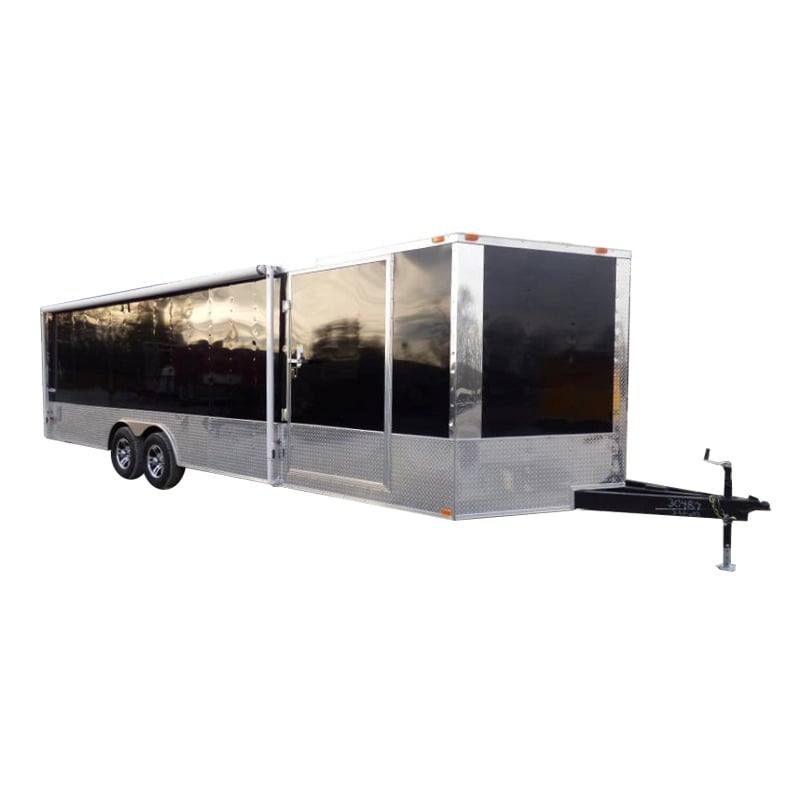 809-8.5-x-26-custom-enclosed-trailer-black-1.jpg 8.5' X 26' Custom Enclosed Trailer Black