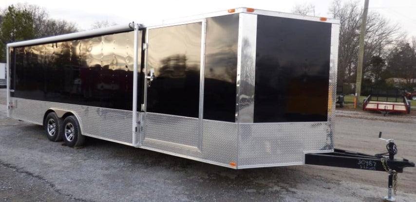 809-8.5-x-26-custom-enclosed-trailer-black-6.jpg 8.5' X 26' Custom Enclosed Trailer Black