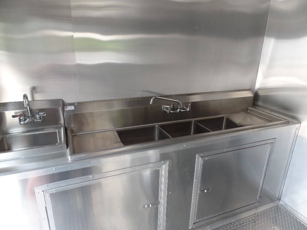 81-8.5-x-16-black-flat-front-concession-food-trailer-with-appliances-10.jpg 8.5' x 16' Black Flat Front Concession Food Trailer With Appliances