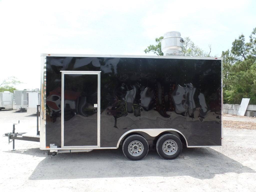 81-8.5-x-16-black-flat-front-concession-food-trailer-with-appliances-12.jpg 8.5' x 16' Black Flat Front Concession Food Trailer With Appliances