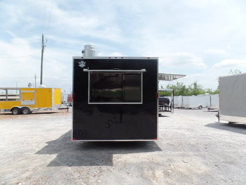 81-8.5-x-16-black-flat-front-concession-food-trailer-with-appliances-16.jpg 8.5' x 16' Black Flat Front Concession Food Trailer With Appliances