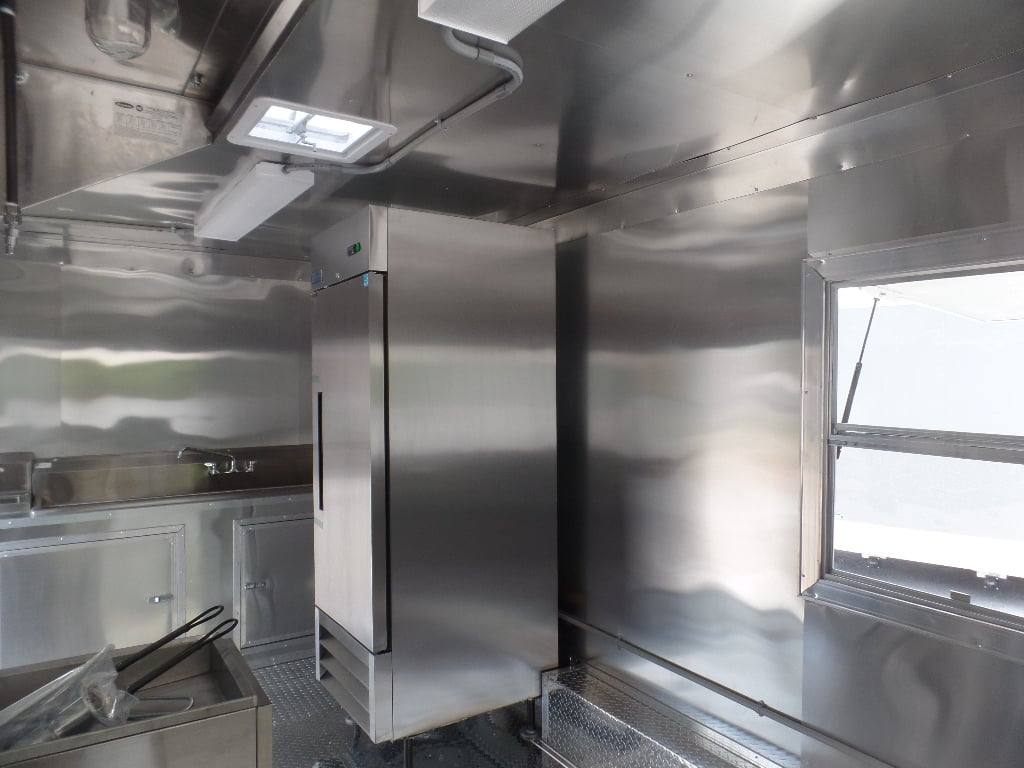 81-8.5-x-16-black-flat-front-concession-food-trailer-with-appliances-18.jpg 8.5' x 16' Black Flat Front Concession Food Trailer With Appliances