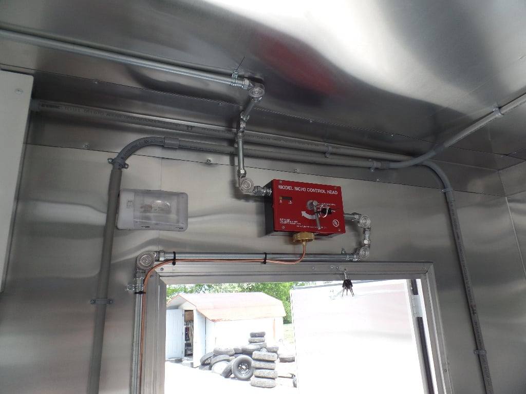 81-8.5-x-16-black-flat-front-concession-food-trailer-with-appliances-7.jpg 8.5' x 16' Black Flat Front Concession Food Trailer With Appliances