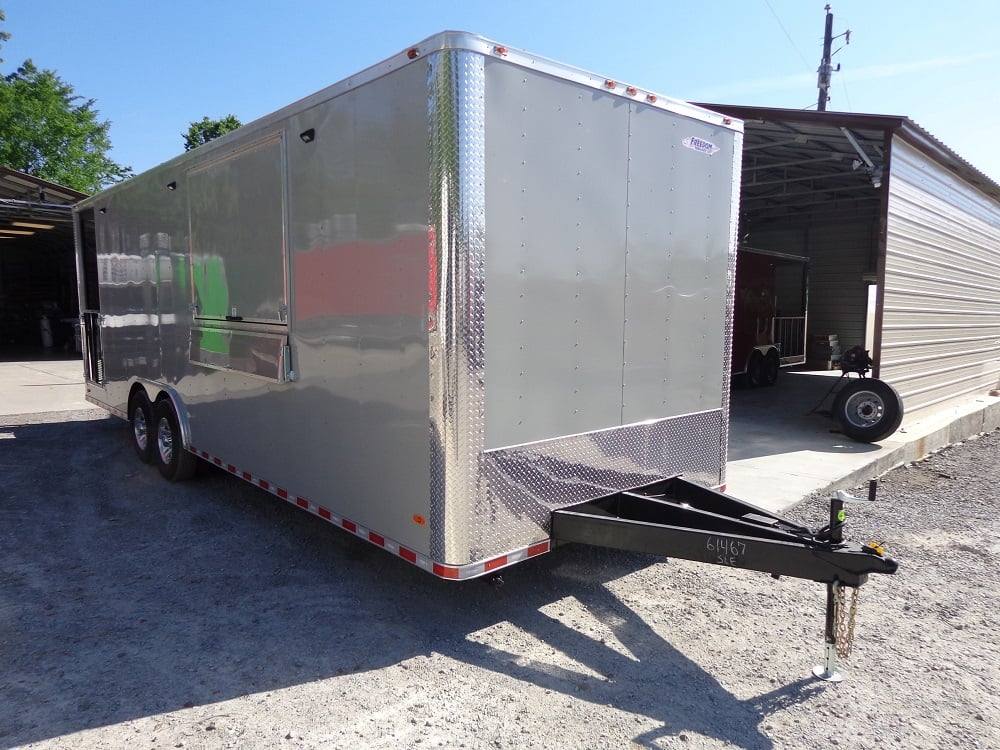 810-8.5-x-26-dove-grey-flat-nose-concession-food-trailer-12.jpg 8.5' x 26' Dove Grey Flat Nose Concession Food Trailer