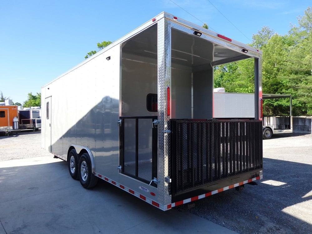 810-8.5-x-26-dove-grey-flat-nose-concession-food-trailer-21.jpg 8.5' x 26' Dove Grey Flat Nose Concession Food Trailer
