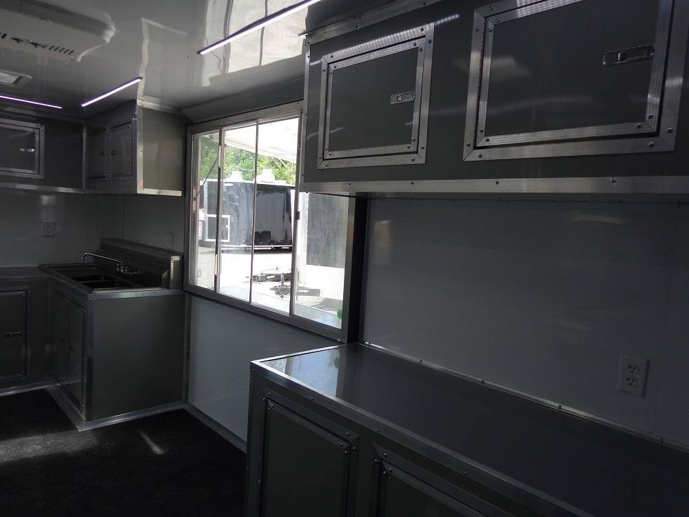810-8.5-x-26-dove-grey-flat-nose-concession-food-trailer-22.jpg 8.5' x 26' Dove Grey Flat Nose Concession Food Trailer