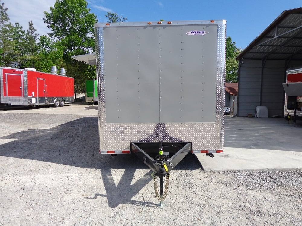810-8.5-x-26-dove-grey-flat-nose-concession-food-trailer-3.jpg 8.5' x 26' Dove Grey Flat Nose Concession Food Trailer