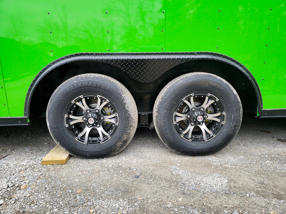 8.5' X 26' Lime Green Arcade Gaming Concession Trailer
