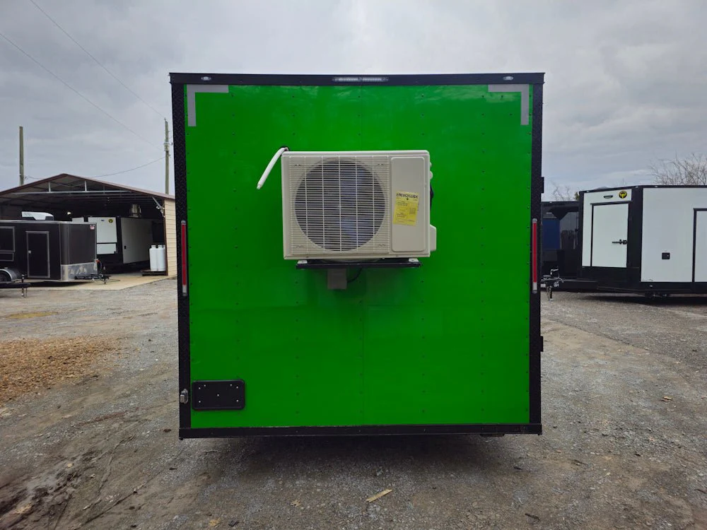 8.5' X 26' Lime Green Arcade Gaming Concession Trailer
