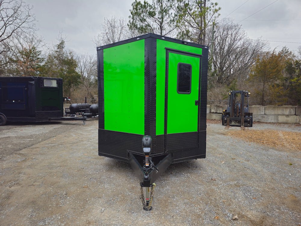 8.5' X 26' Lime Green Arcade Gaming Concession Trailer