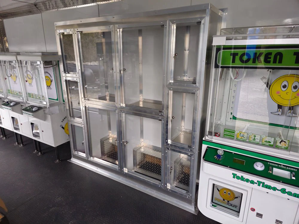 8.5' X 26' Lime Green Arcade Gaming Concession Trailer