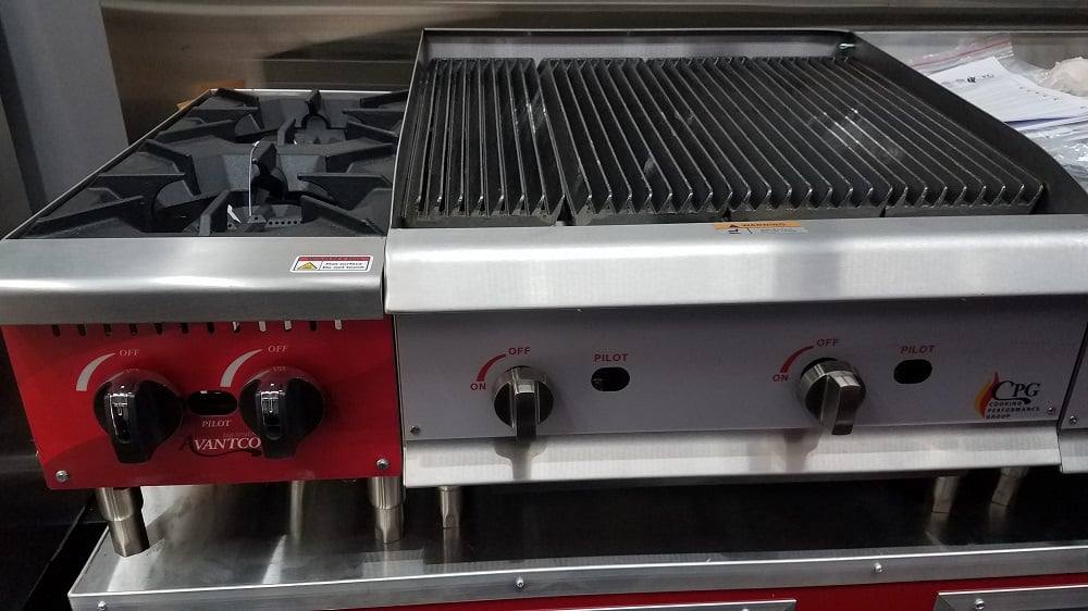 813-8.5-x-26-red-black-bbq-porch-concession-trailer-with-appliances-10.jpg 8.5' x 26' Red & Black BBQ Porch Concession Trailer With Appliances