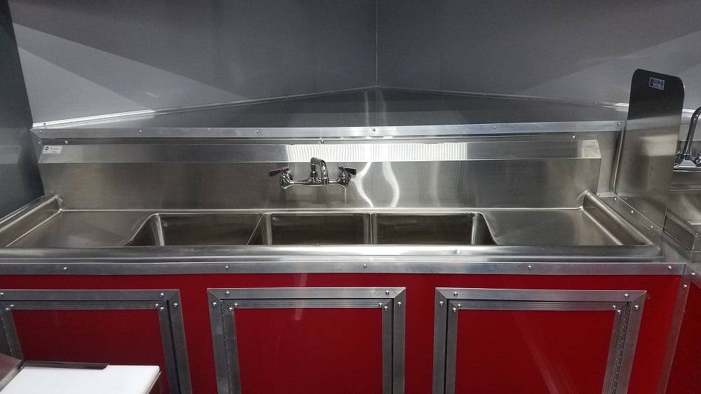 813-8.5-x-26-red-black-bbq-porch-concession-trailer-with-appliances-16.jpg 8.5' x 26' Red & Black BBQ Porch Concession Trailer With Appliances