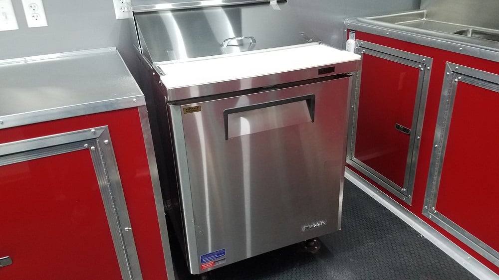 813-8.5-x-26-red-black-bbq-porch-concession-trailer-with-appliances-21.jpg 8.5' x 26' Red & Black BBQ Porch Concession Trailer With Appliances
