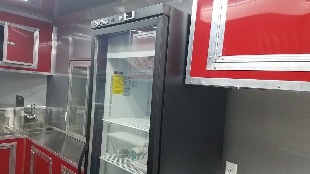 813-8.5-x-26-red-black-bbq-porch-concession-trailer-with-appliances-29.jpg 8.5' x 26' Red & Black BBQ Porch Concession Trailer With Appliances