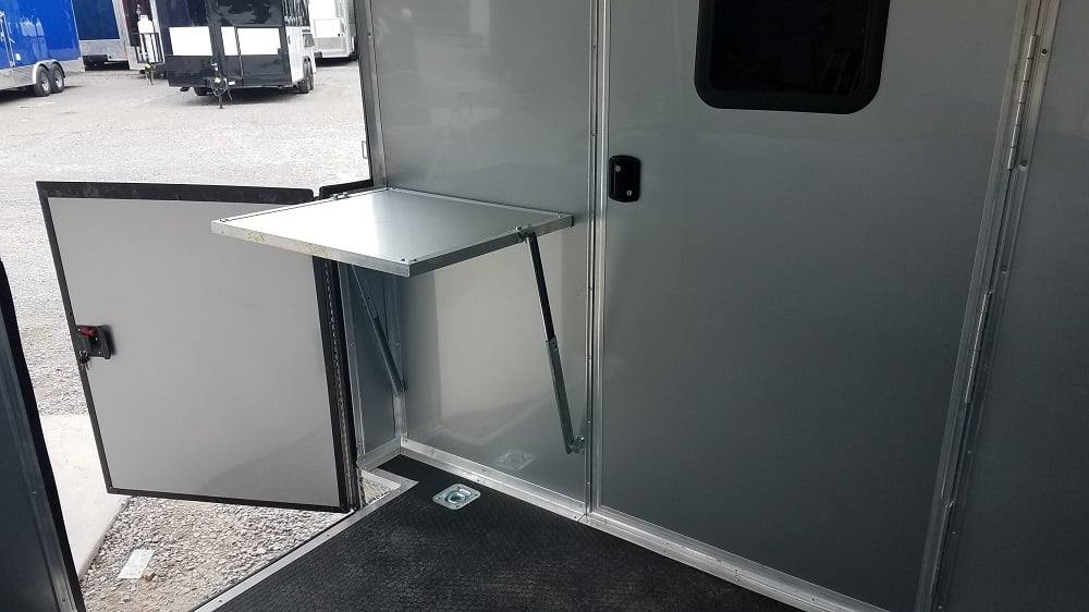 813-8.5-x-26-red-black-bbq-porch-concession-trailer-with-appliances-3.jpg 8.5' x 26' Red & Black BBQ Porch Concession Trailer With Appliances