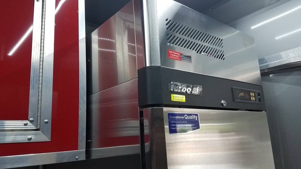 813-8.5-x-26-red-black-bbq-porch-concession-trailer-with-appliances-31.jpg 8.5' x 26' Red & Black BBQ Porch Concession Trailer With Appliances