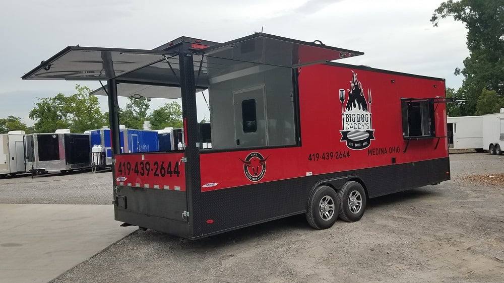 813-8.5-x-26-red-black-bbq-porch-concession-trailer-with-appliances-37.jpg 8.5' x 26' Red & Black BBQ Porch Concession Trailer With Appliances