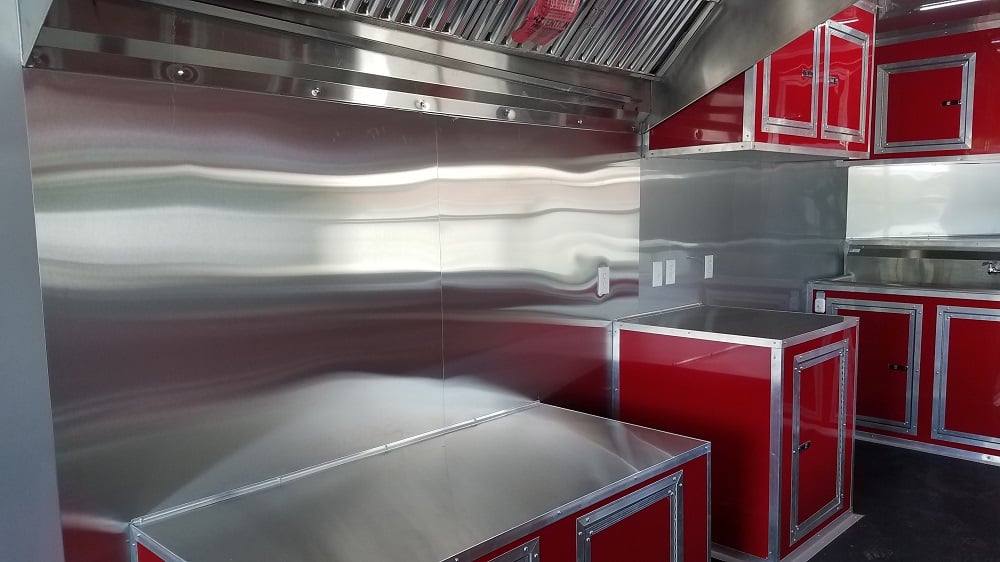 814-8.5-x-26-red-black-porch-style-concession-food-trailer-17.jpg 8.5' x 26' Red & Black Porch Style Concession Food Trailer